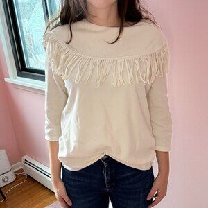 Vicki Wayne Vintage Fleece Fringe